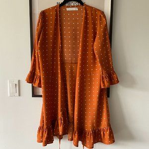 FAITHFULL THE BRAND: Polka Dot Print Mini Dress